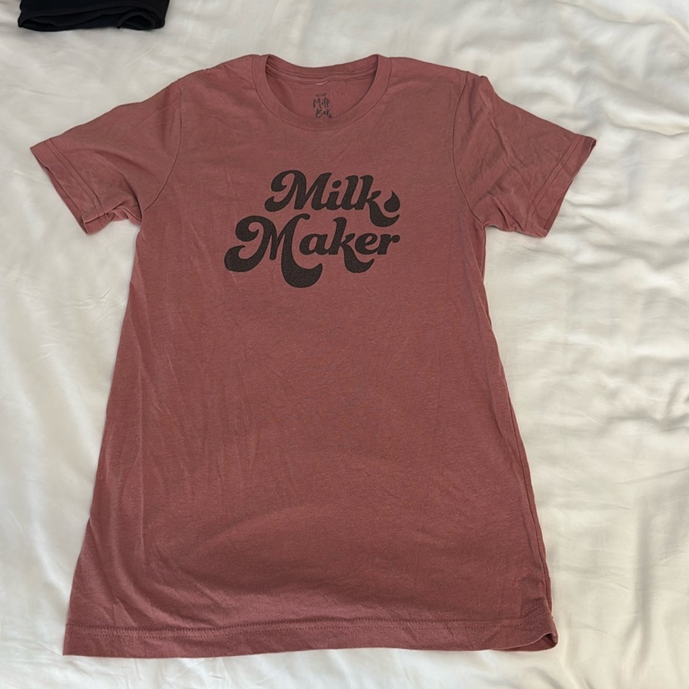 Milk maker tshirt . The little milk bar. Breastfeeding nursing shirt